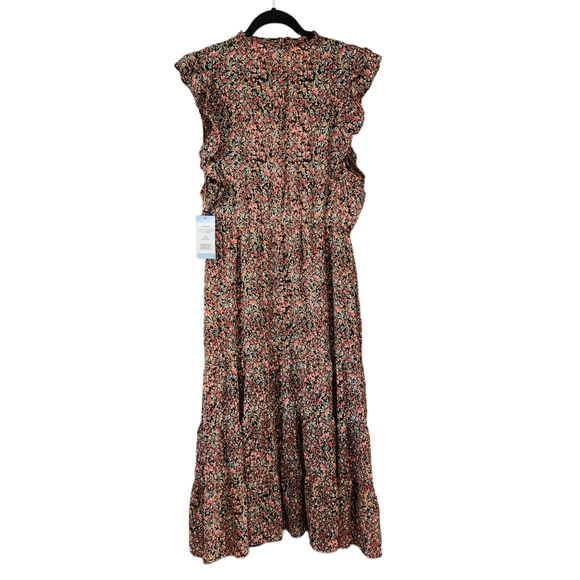 BB Dakota Steve Madden Ditsy MAxi Dress Floral Flowy Feminine - Picture 7 of 15